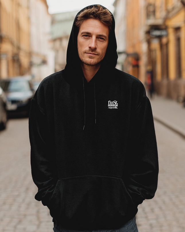 Men ''Essential'' Hoodie 2025 - Black