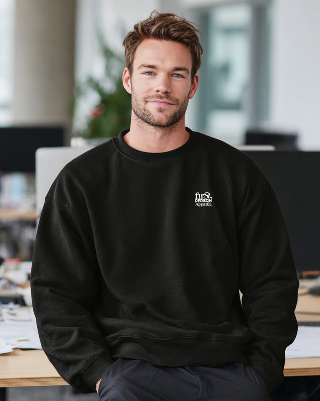Men ''Essential'' Sweatshirt - Black