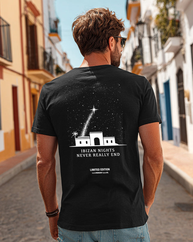 Men ''Ibizan Nights'' Tee - Black