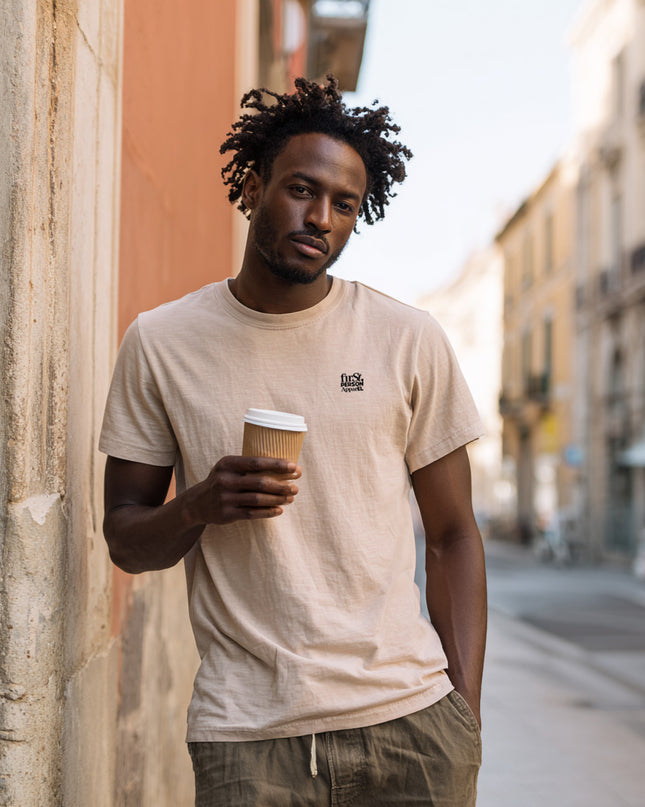 Men ''Essential'' Tee - Sand