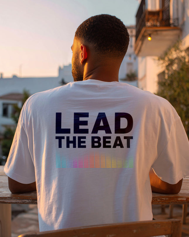 Men ''Beat Leader'' Tee - White