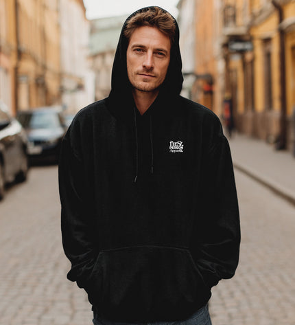 Men ''Essential'' Hoodie 2025 - Black