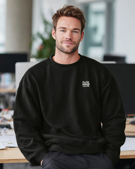 Men ''Essential'' Sweatshirt - Black