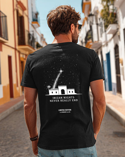 Men ''Ibizan Nights'' Tee - Black