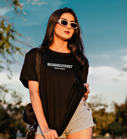 Women ''Ibizan Nights'' Tee Black