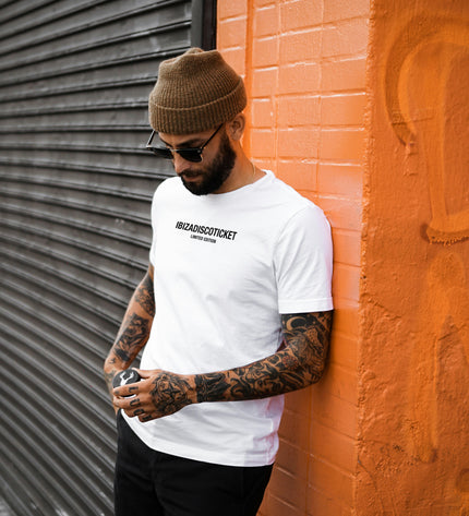 Men ''Ibizan Nights'' Tee - White