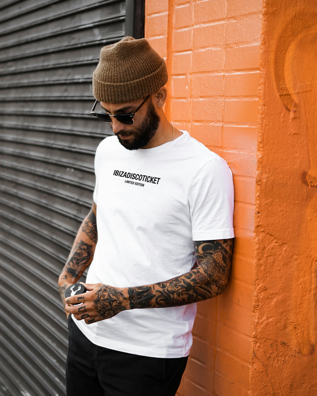 Men ''Ibizan Nights'' Tee - White