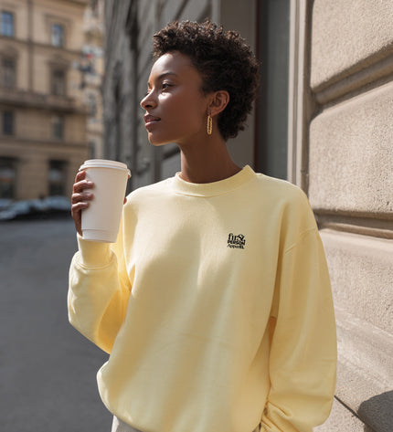 Women ''Essential'' Sweatshirt - Pastel Yellow
