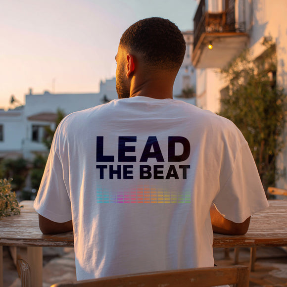 Men ''Beat Leader'' Tee - White